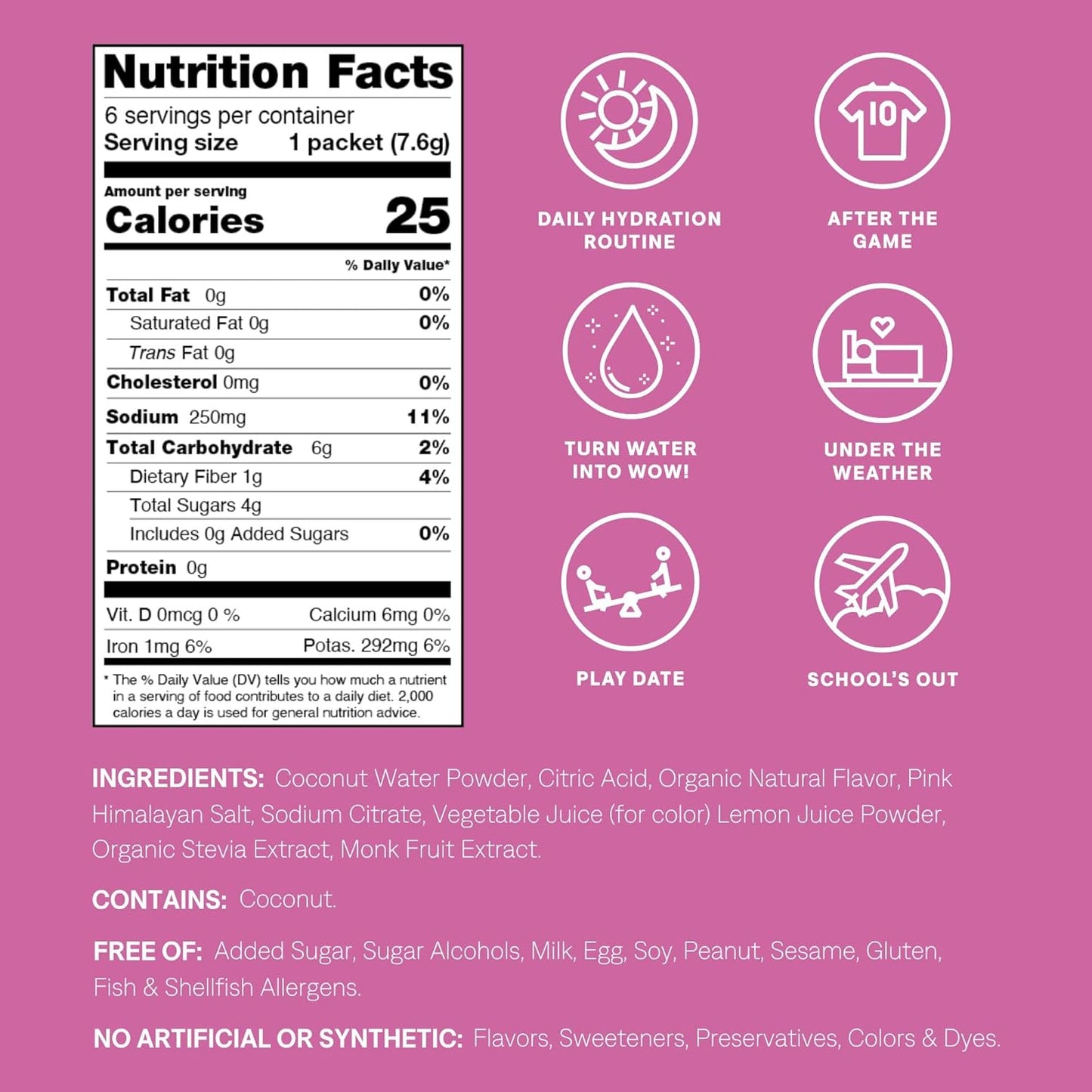 Plant-Based Pediatrician Formulated Kids Electrolyte Drink Mix Bundle - Pink Lemonade, Mixed Berry, Fruit Punch - No Added Sugar, Non-GMO, Gluten-Free - BoostGo Australia