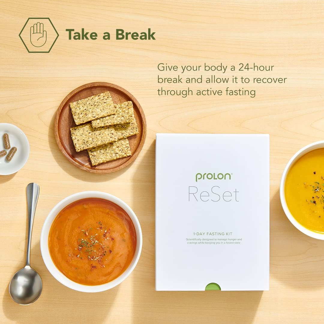 Plant Based ProLon 3 Day Fasting Kit for Men & Women | Low Calorie Meals & Snacks | Developed to Support Fasting without Breaking It