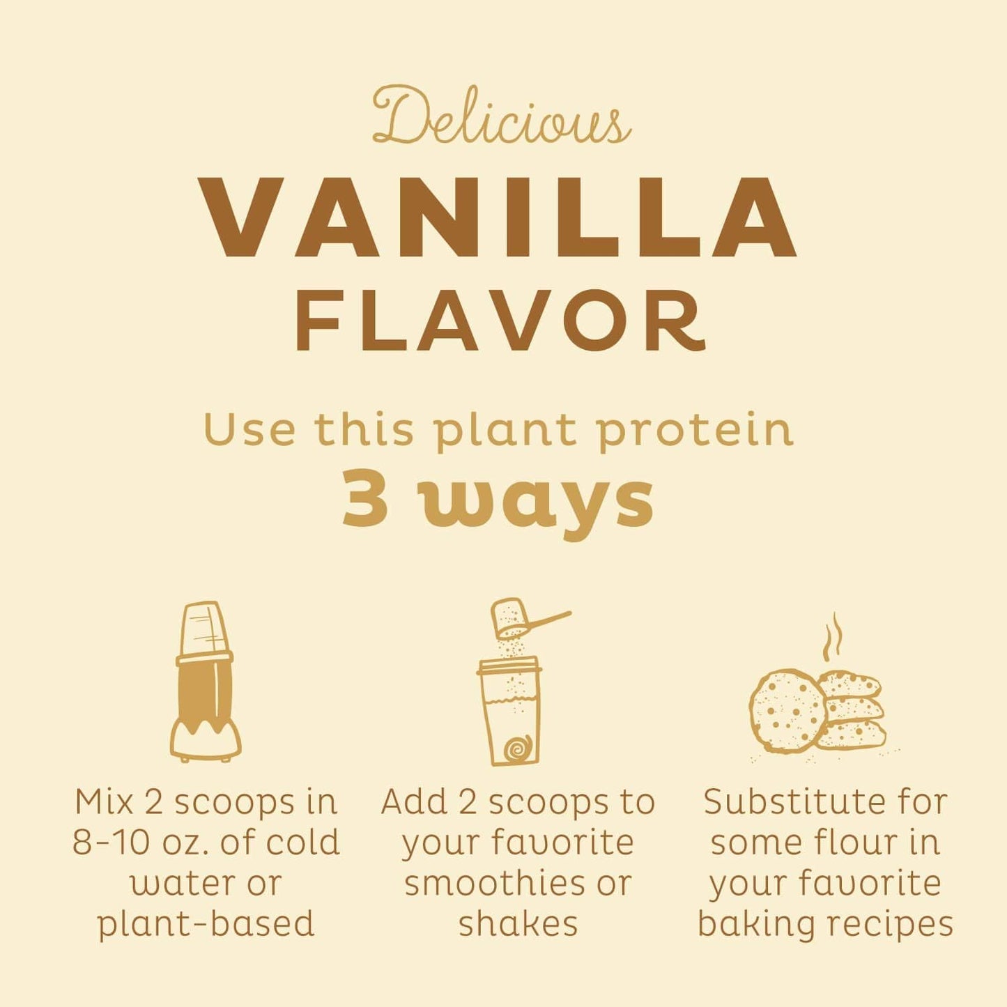 Plant-Based Vanilla Protein Powder, Organic Spirulina, and Greens Bundle for Immunity Boosting