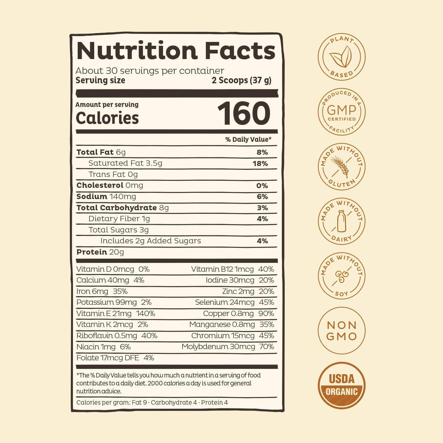 Plant-Based Vanilla Protein Powder, Organic Spirulina, and Greens Bundle for Immunity Boosting