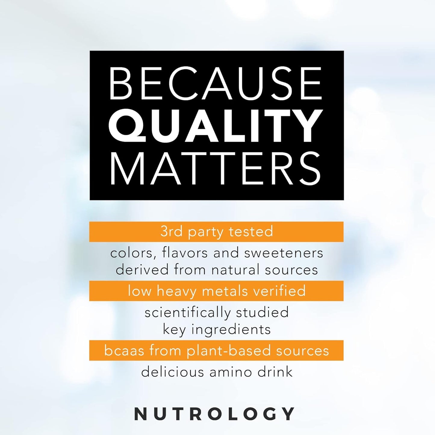 Plant Based Vegan Protein Powder Bundle: Peanut Butter Vanilla & Orange Coconut BCAA Powders (50 Servings) by Nutrology