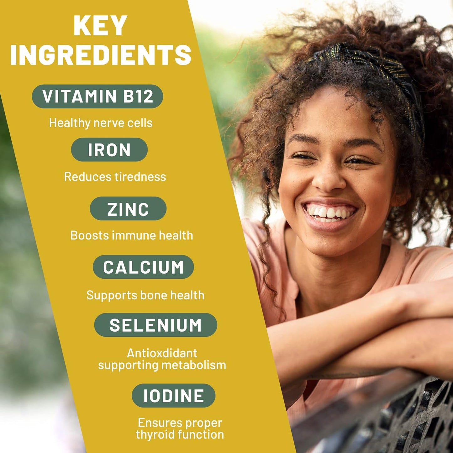Plant-Based Vegan Superfood Supplement Bundle - Multivitamins, Collagen, Super Mushroom Complex - High Strength Formula for Vegans and Vegetarians