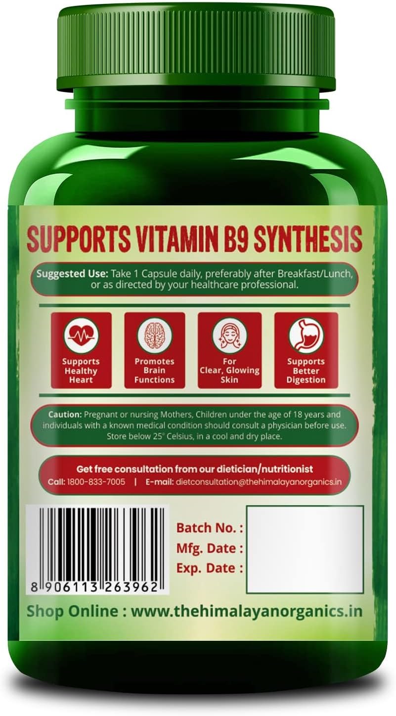 Plant-Based Vitamin B3 Supplement | Promotes Skin and Heart Health - 120 Capsules