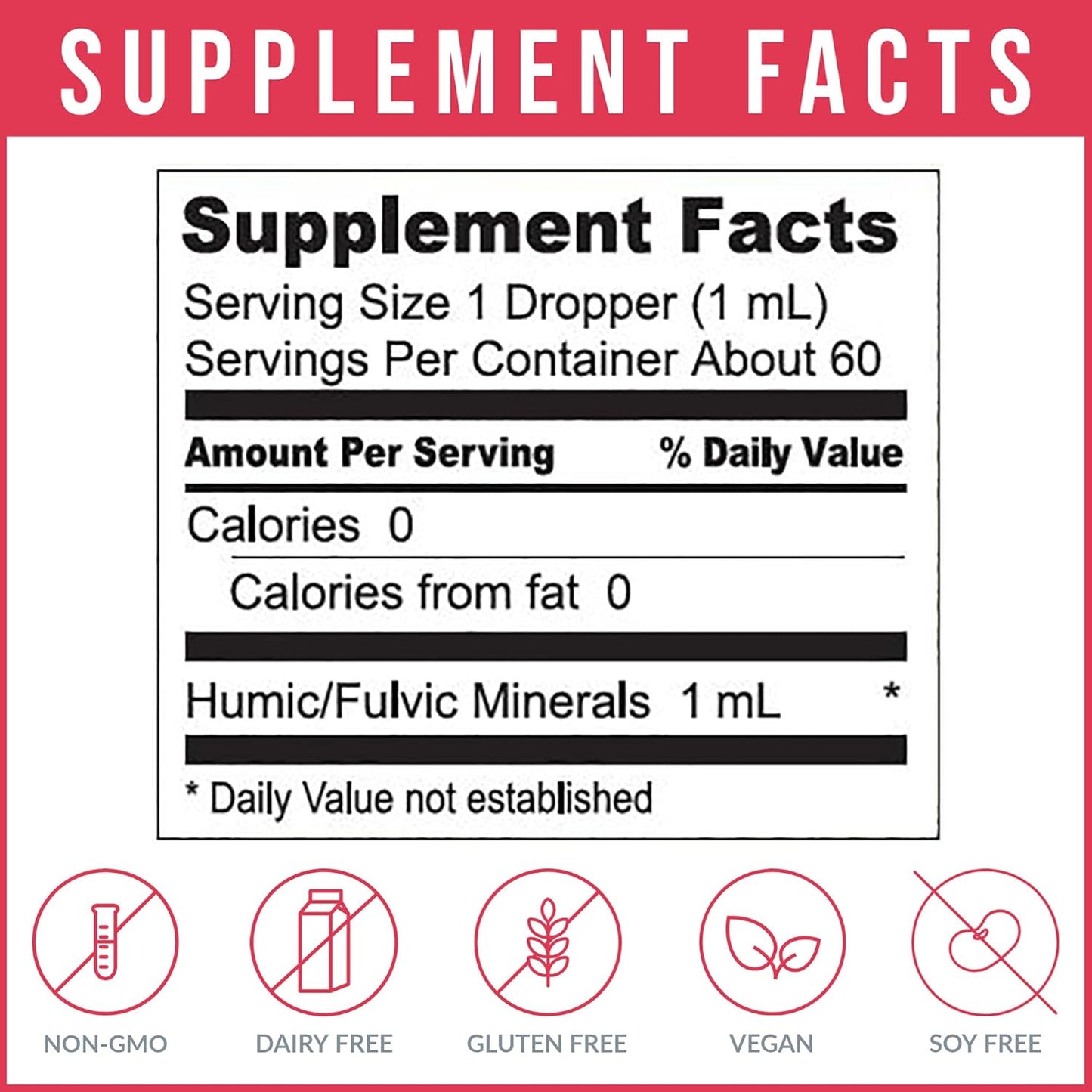 Plant-Derived Trace Mineral Supplement for Immune Support | Body Ecology Ancient Earth Liquid Minerals | Fast-Absorbing Electrolyte Solution | 60 Servings