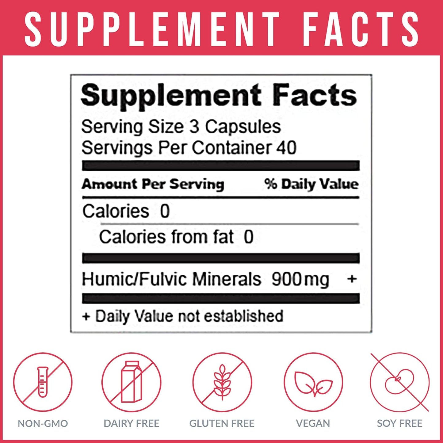 Plant-Derived Trace Mineral Supplement for Immunity & Detox | Body Ecology Ancient Earth Minerals | Non-GMO | 120 Capsules