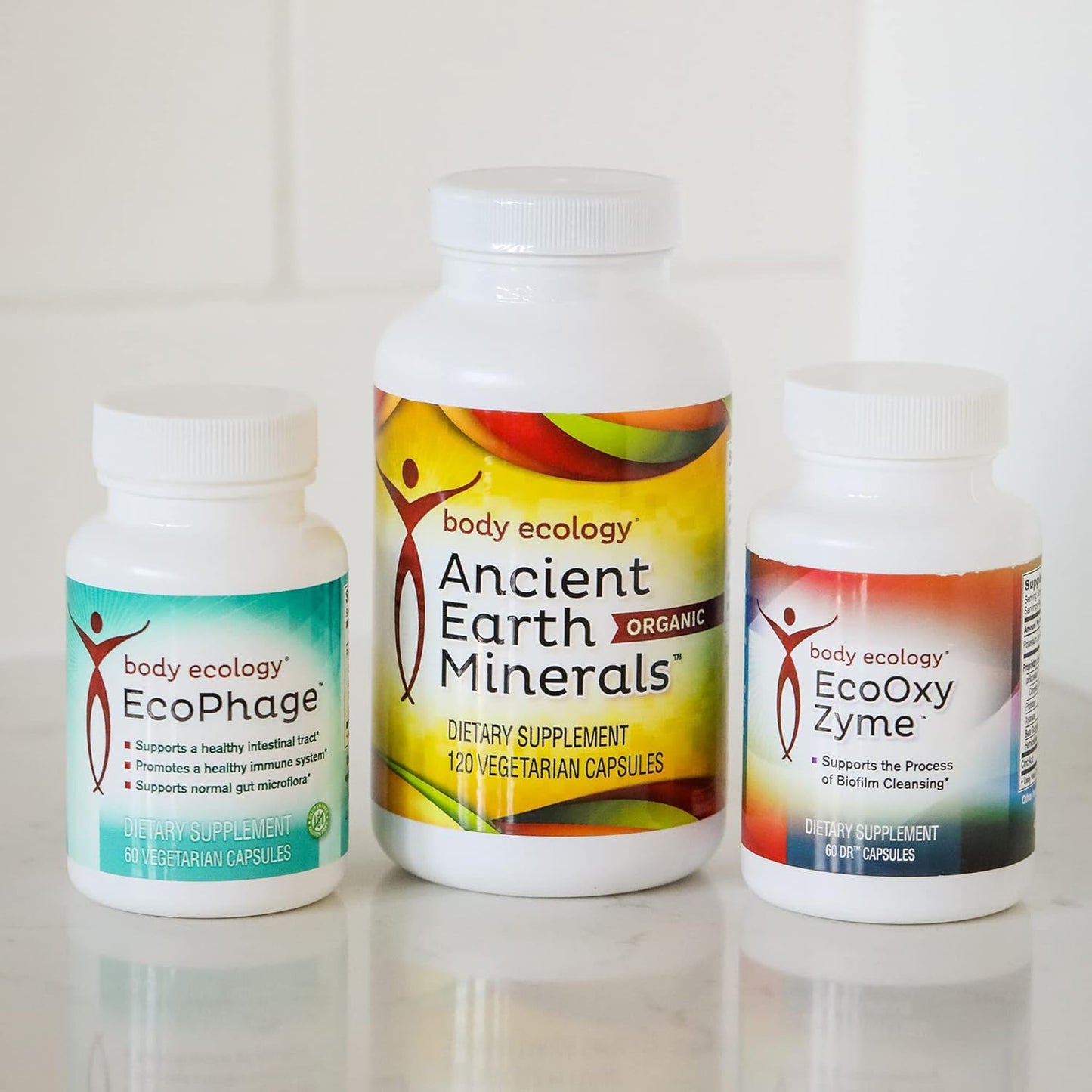 Plant-Derived Trace Mineral Supplement for Immunity & Detox | Body Ecology Ancient Earth Minerals | Non-GMO | 120 Capsules