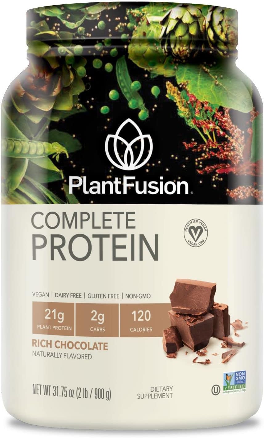 PlantFusion Protein Powder and Women’s Multivitamin Bundle - 21g Plant-Based Protein, BCAAs, Clean Ingredients, Delicious Flavor, 19 Essential Vitamins for Energy, Immunity, Heart Health