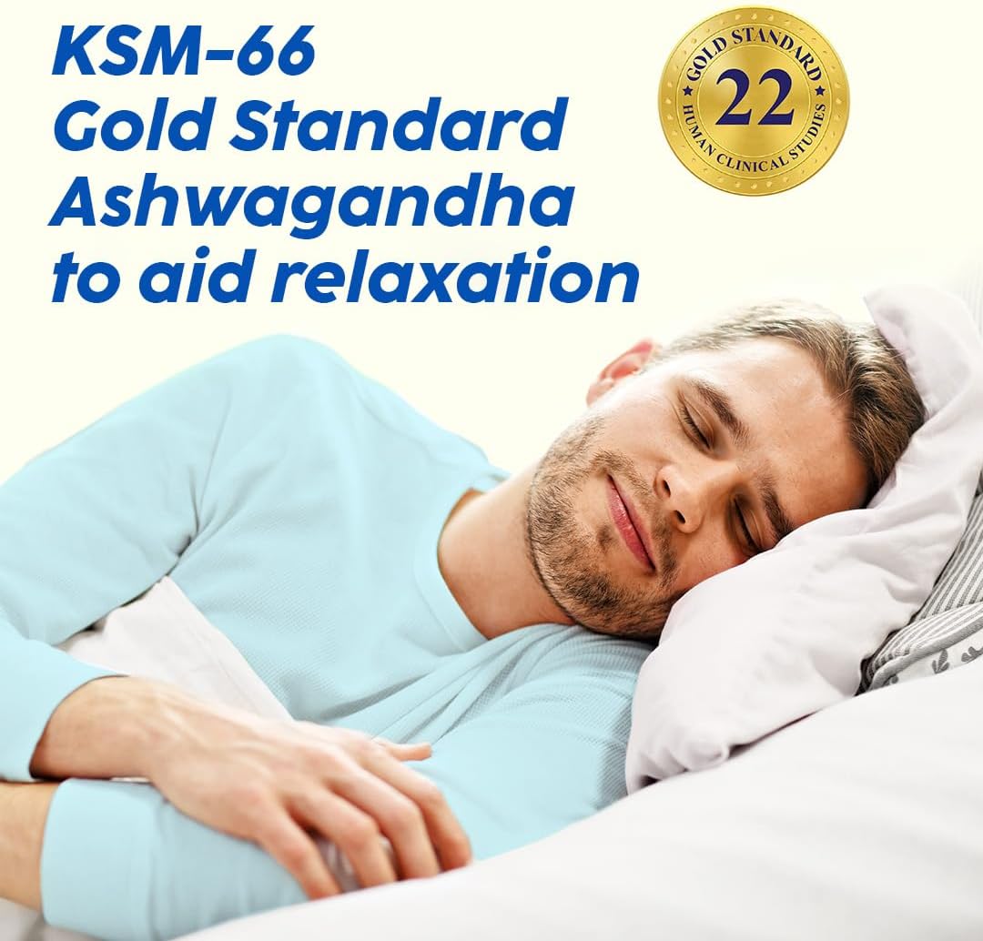 PLIX Plant Fix KSM-66 Ashwagandha 300mg Effervescent Tablets for Stress, Mood & Energy - Vegan, Non-GMO, Gluten-Free - Pack of 15
