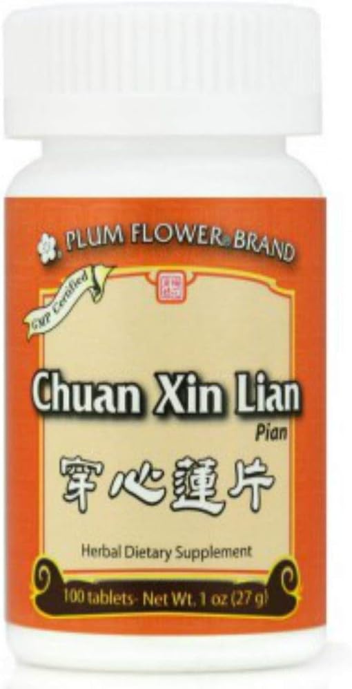 Plum Flower Chuan Xin Lian Pian 100 Tablets - Immune Support Supplement - BoostGo Australia