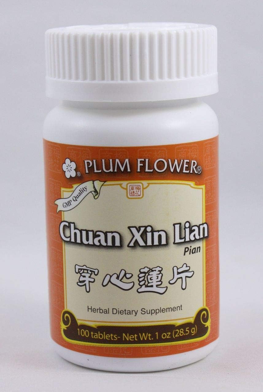 Plum Flower Chuan Xin Lian Pian 100 Tablets - Immune Support Supplement - BoostGo Australia