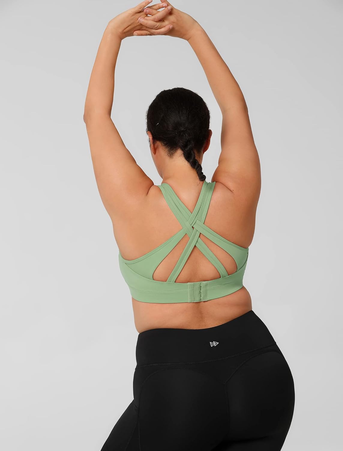 Plus Size Yvette Women High Impact Sports Bra with Criss Cross Back for Running - Sexy and Supportive