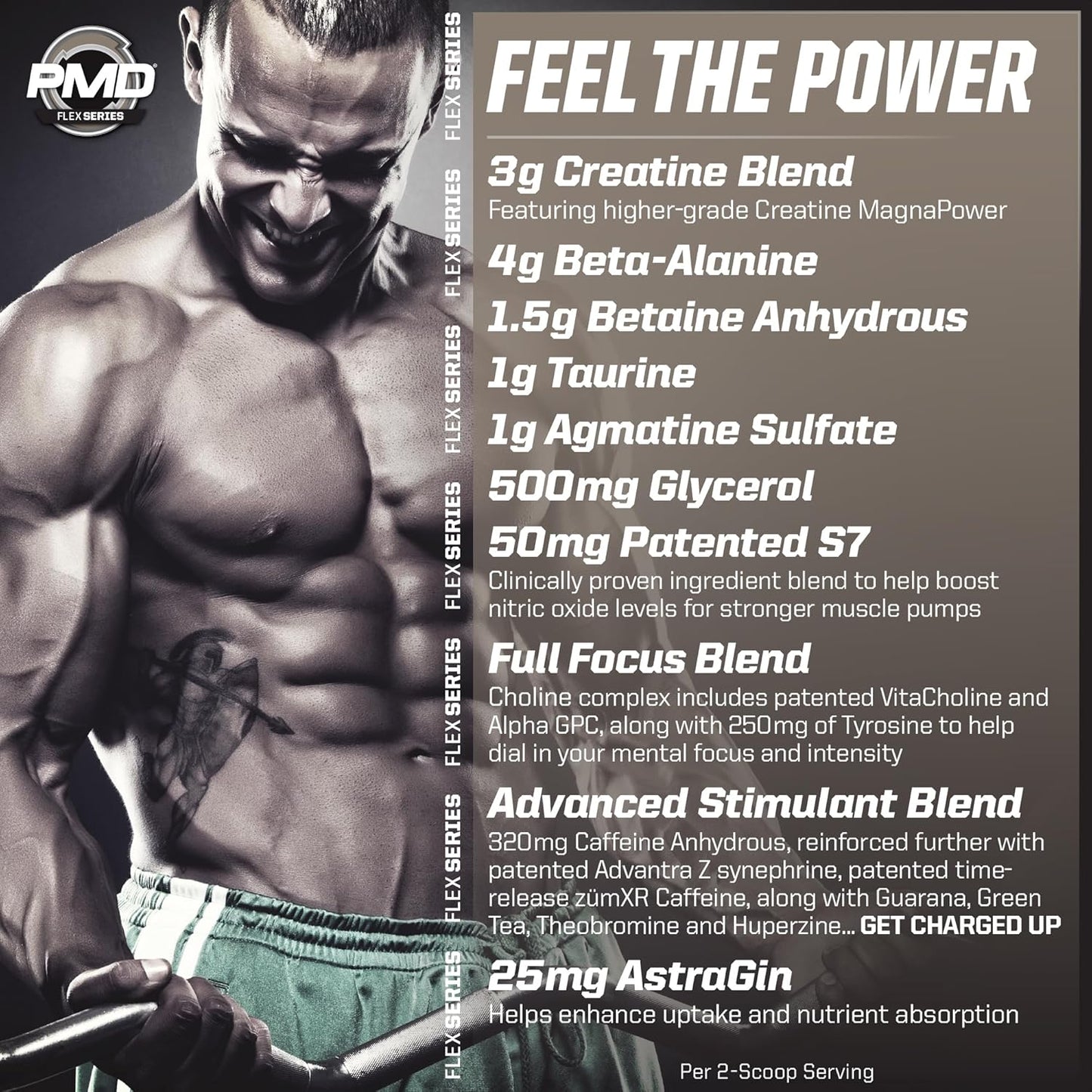 PMD Sports ACG3 Fully Charged Pre Workout Powder - Strawberry Margarita Flavor - High Energy & Pump for Men and Women - Improve Focus, Endurance & Performance - 30-60 Servings