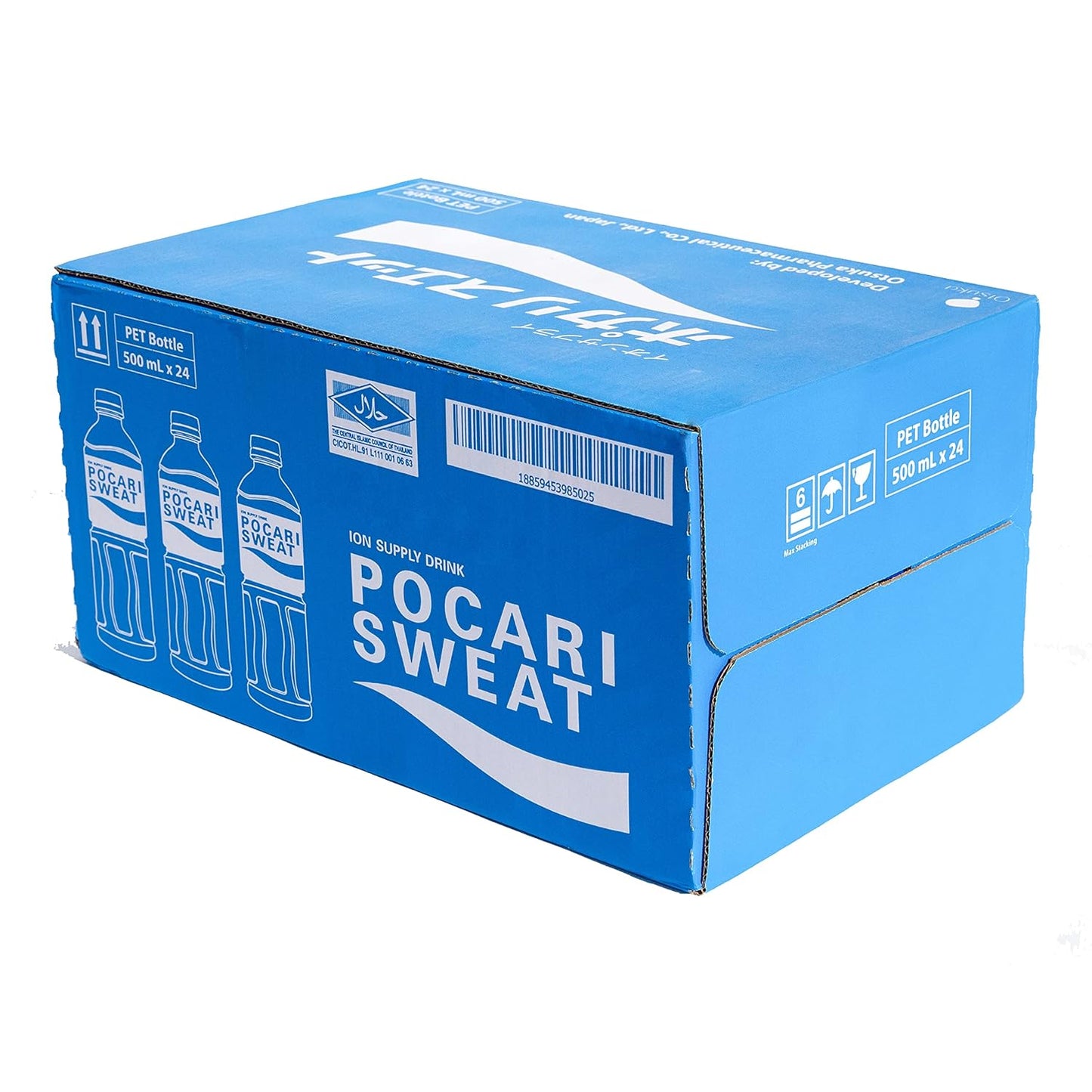 Pocari Sweat Electrolyte Drink 24-Pack - Stay Hydrated for Sports, Heat, and Daily Wellness