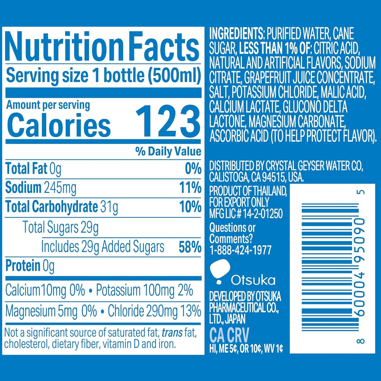 Pocari Sweat Electrolyte Drink 24-Pack - Stay Hydrated for Sports, Heat, and Daily Wellness
