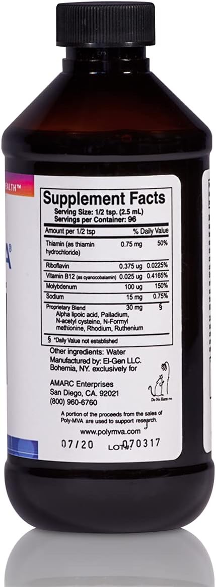 Poly-MVA Dietary Supplement 8 fl oz (230 ml) - One Unit