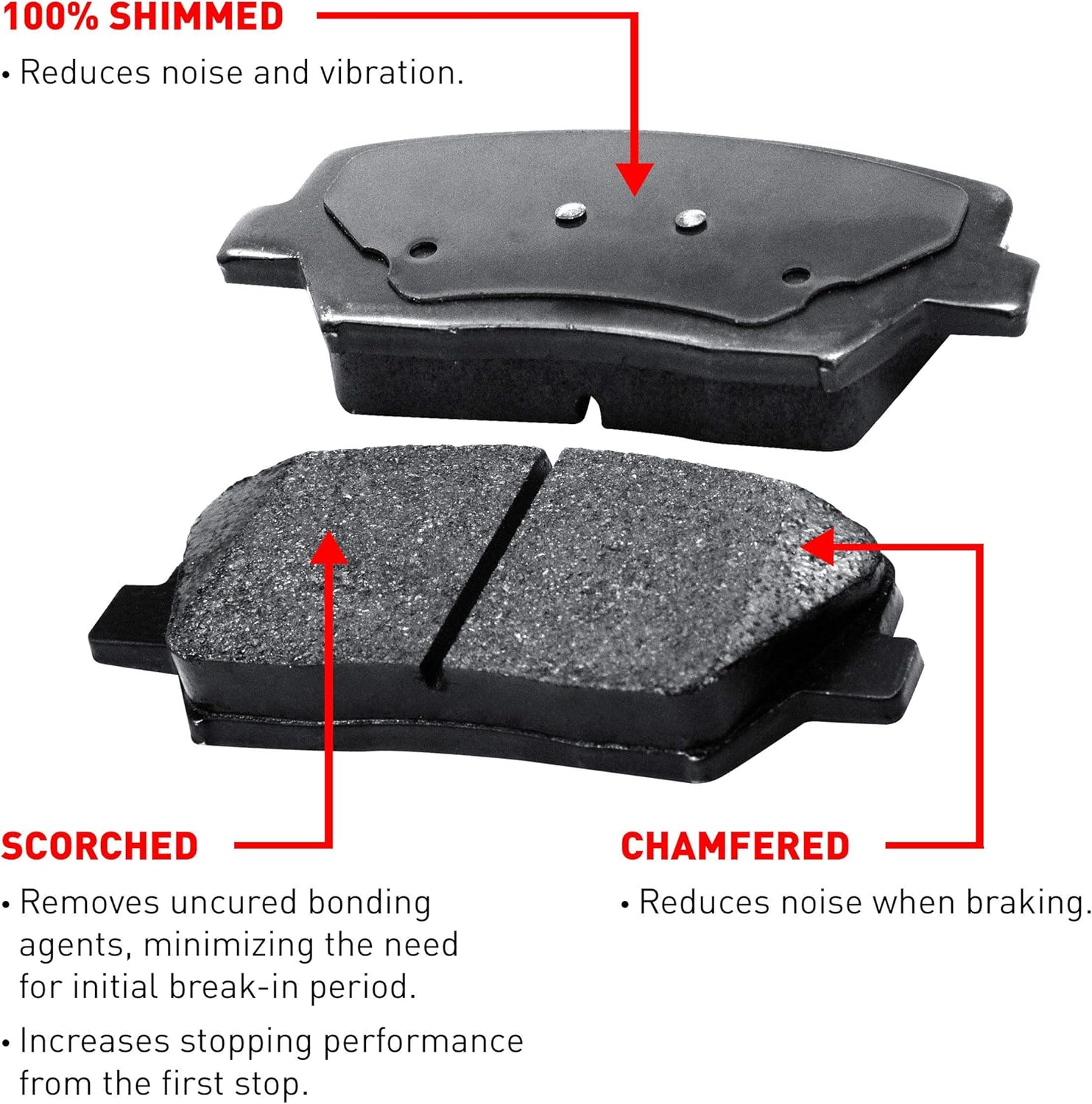 Porsche Cayenne R1 Concepts eLine Black Slotted Brake Rotors Kit with Ceramic Pads for Front and Rear