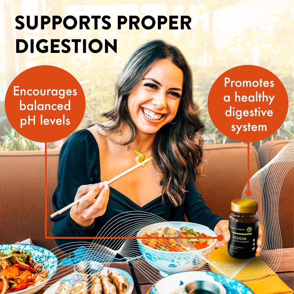 Potassium Citrate Complex Supplement - 99 MG, 60 Capsules by Mt. Angel Vitamins