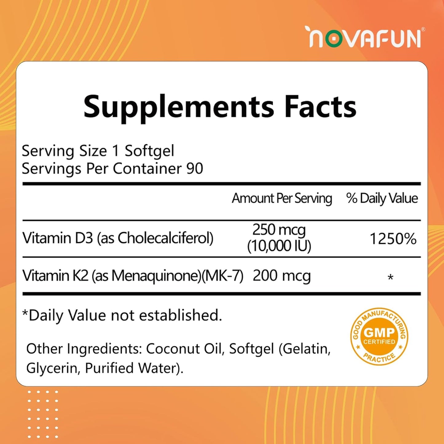 Potassium Magnesium Calcium Zinc D3 K2 Vitamin Bundle for Heart, Bone, Muscle Health by Novafun