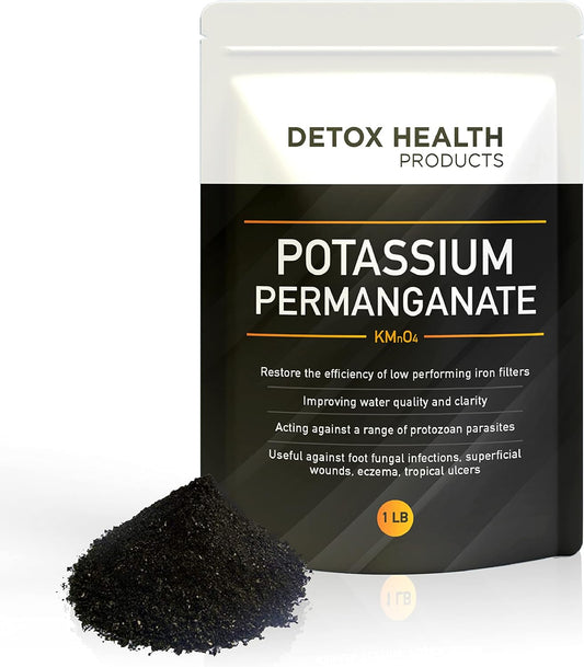 Potassium Permanganate Powder - Free Flowing Detox Health Product 16 OZ by STELLAR CHEMICAL CORP