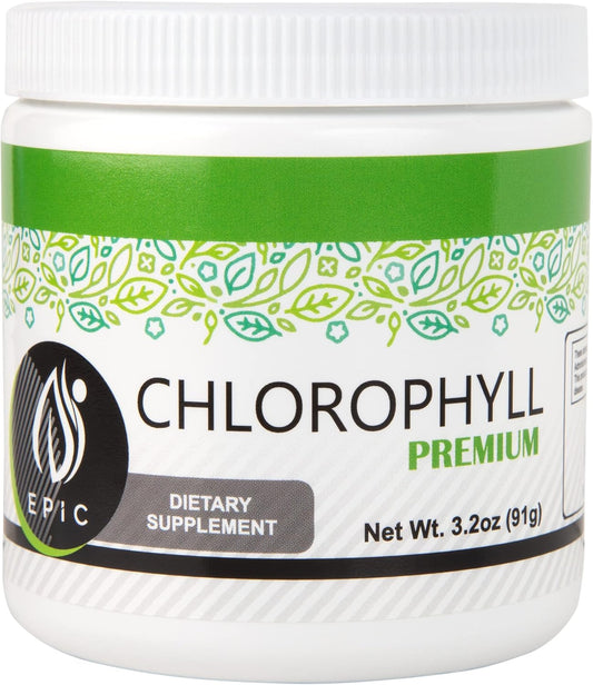 Potent and Effective Chlorophyll Powder Dietary Supplement with Mint Flavor - Innovative Black Label Formula for Easy Consumption