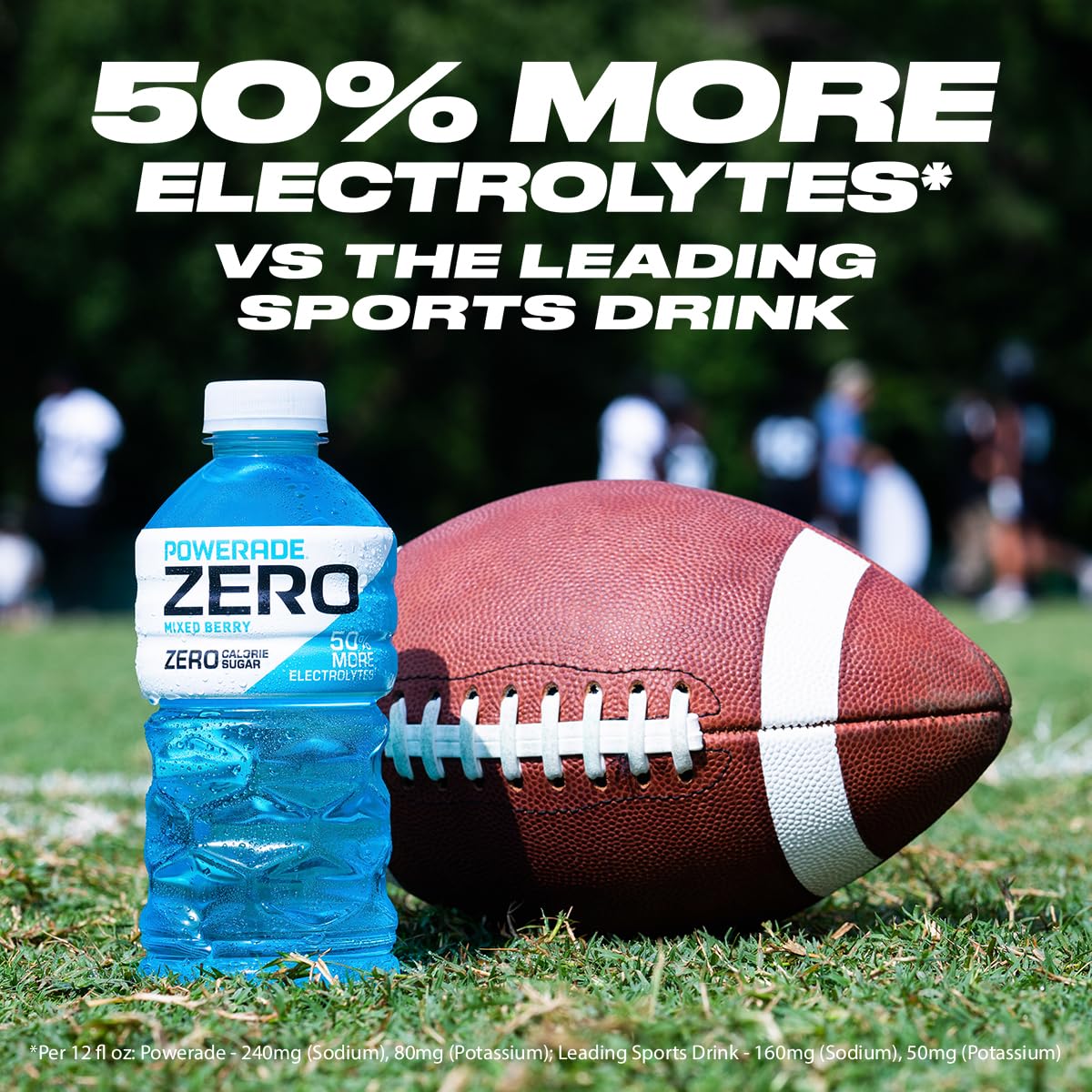 POWERADE Mixed Berry Sports Drink, 20oz (Pack of 24) - Electrolyte Enhanced & Zero Sugar