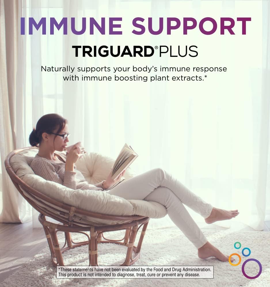 Powerful Immune System Booster Liquid | Oxygen Nutrition Triguard Plus Concentrate with Colloidal Silver, Sambucus Elderberry Extract, & Olive Leaf Extract | Great Taste | 1oz - Made in USA