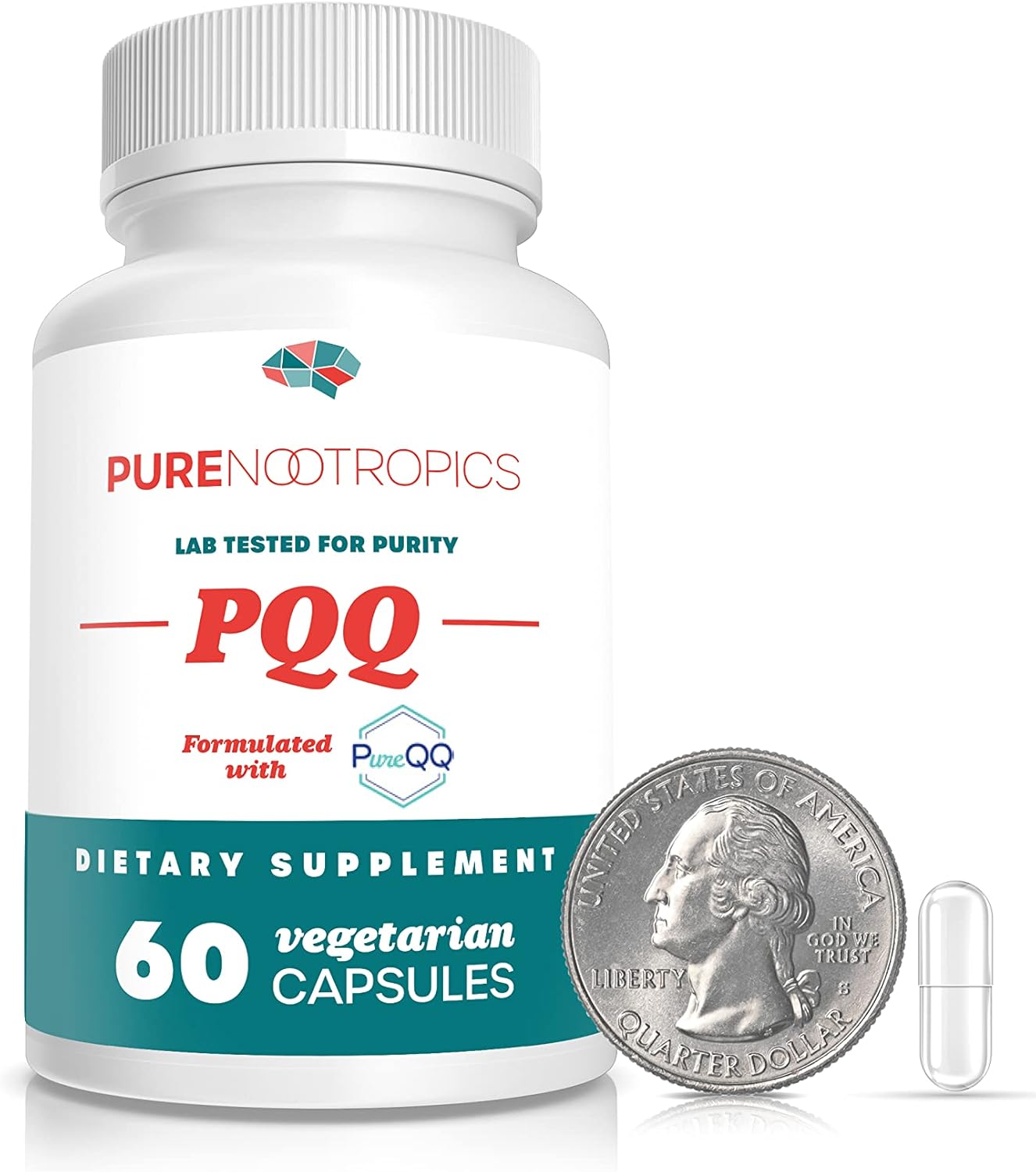 PQQ (Pyrroloquinoline Quinone) Capsules - 60 Count Value Pack for Mitochondrial & REDOX Support