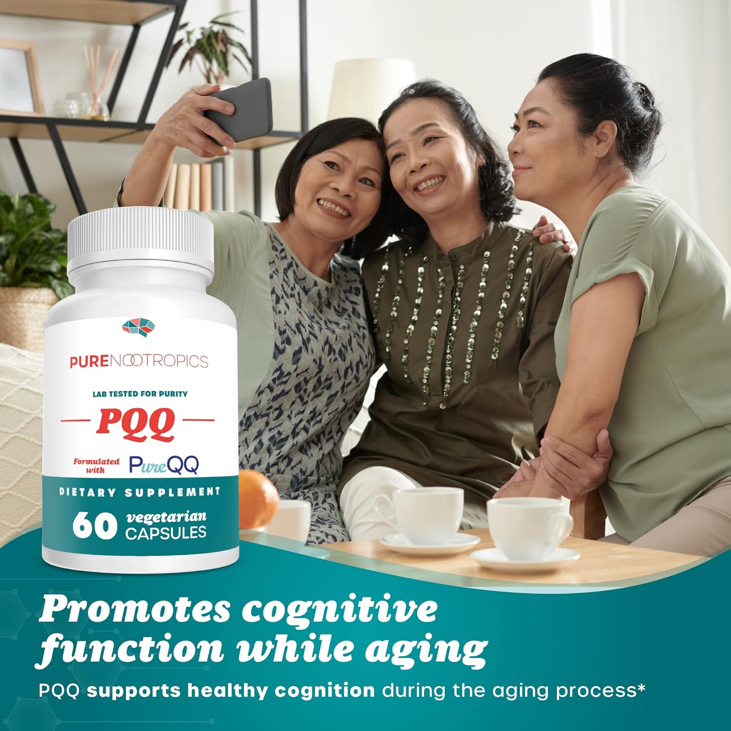 PQQ (Pyrroloquinoline Quinone) Capsules - 60 Count Value Pack for Mitochondrial & REDOX Support