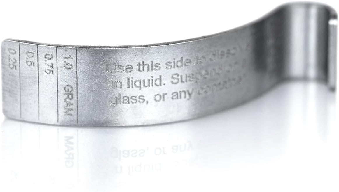 Pürblack® Pürscale: Patented Shilajit Resin Measuring Tool with Spoon | Ensures Accurate Dosing, Self-Dissolving, Time-Saving | Craft Pills Instantly