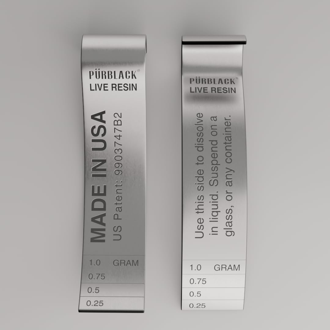 Pürblack® Pürscale: Patented Shilajit Resin Measuring Tool with Spoon | Ensures Accurate Dosing, Self-Dissolving, Time-Saving | Craft Pills Instantly