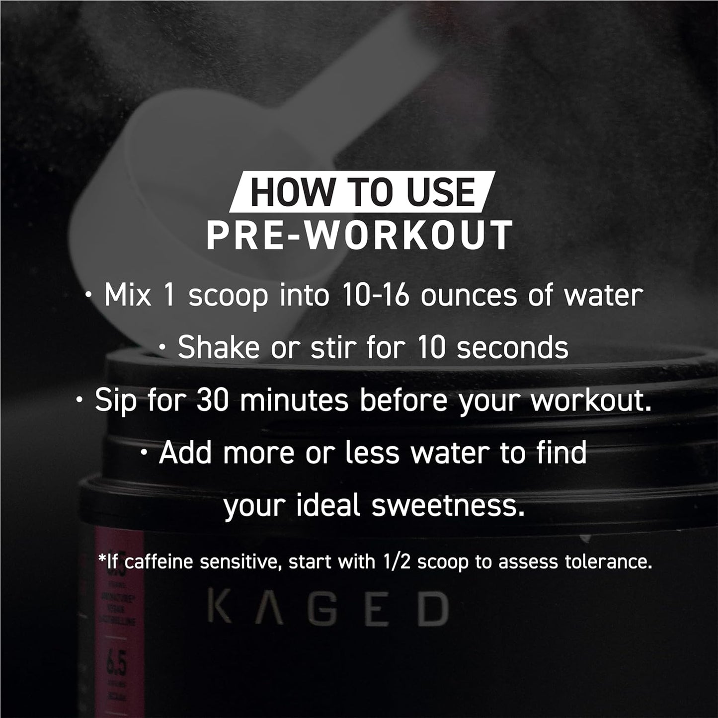 Pre-Kaged Pink Lemonade Pre Workout Powder with Creatine & Caffeine - 20 Servings