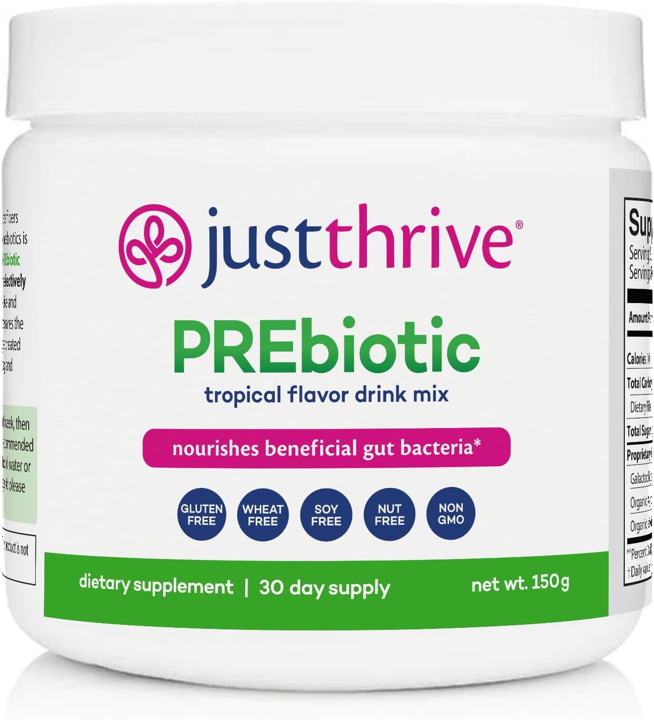 PREbiotic Powder for Digestive & Immune Support - 150g Supplement by Just Thrive - BoostGo Australia