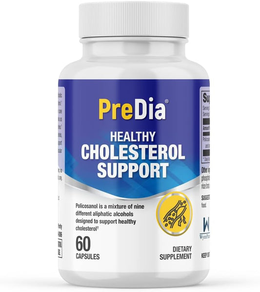 PREDIA Policosanol 20 mg Supplement for Healthy Cholesterol Support