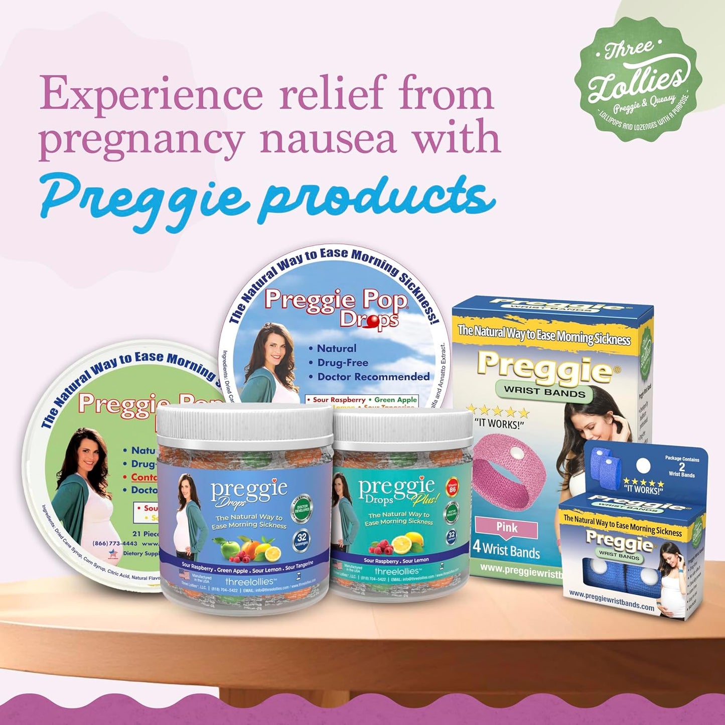 Preggie Hydration Packets for Morning Sickness Relief - Natural Support for Pregnancy - 10 Packets