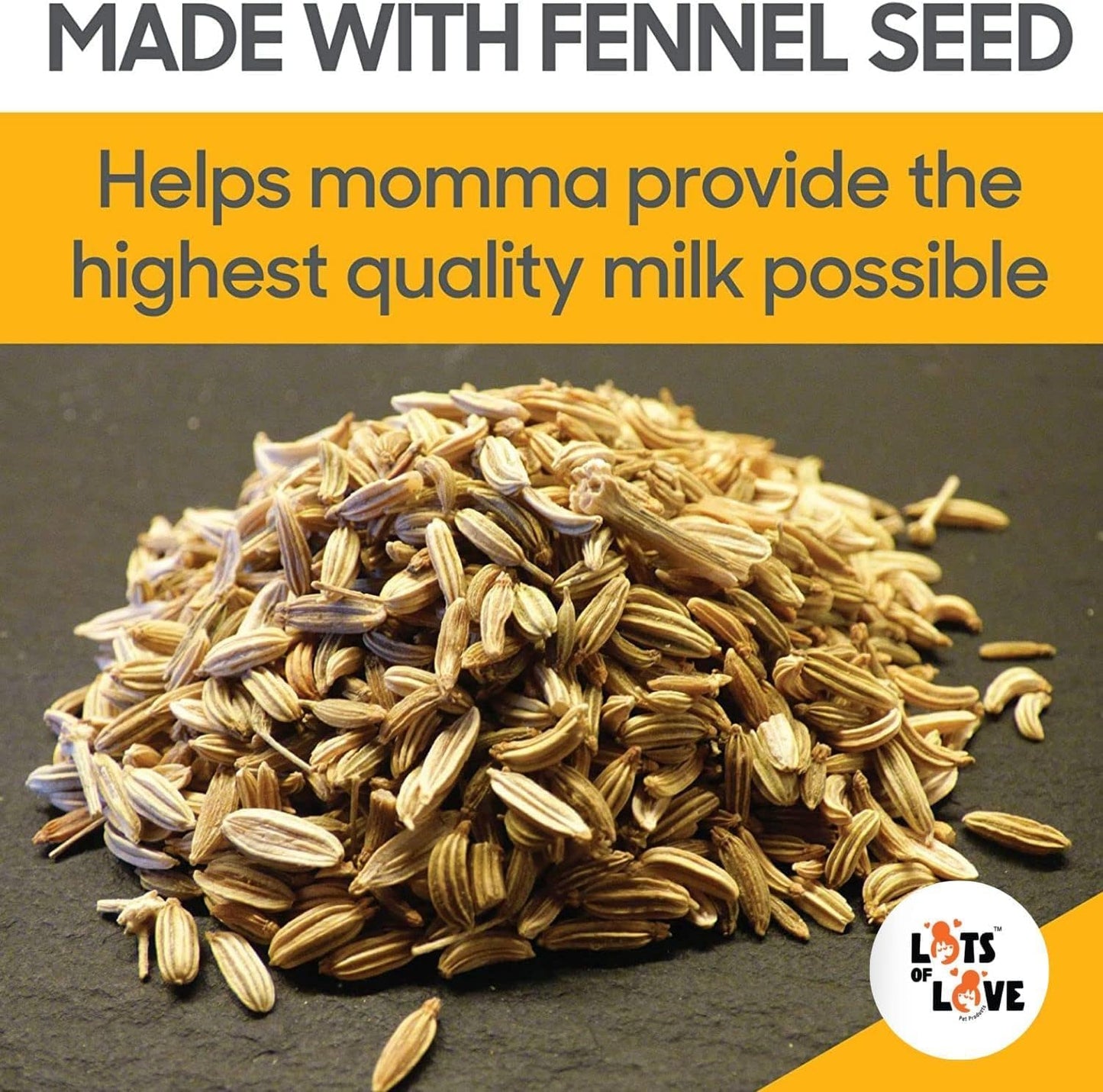 Pregnant Dog Prenatal Vitamins - 45 Tablets by Lots of Love Pet Products