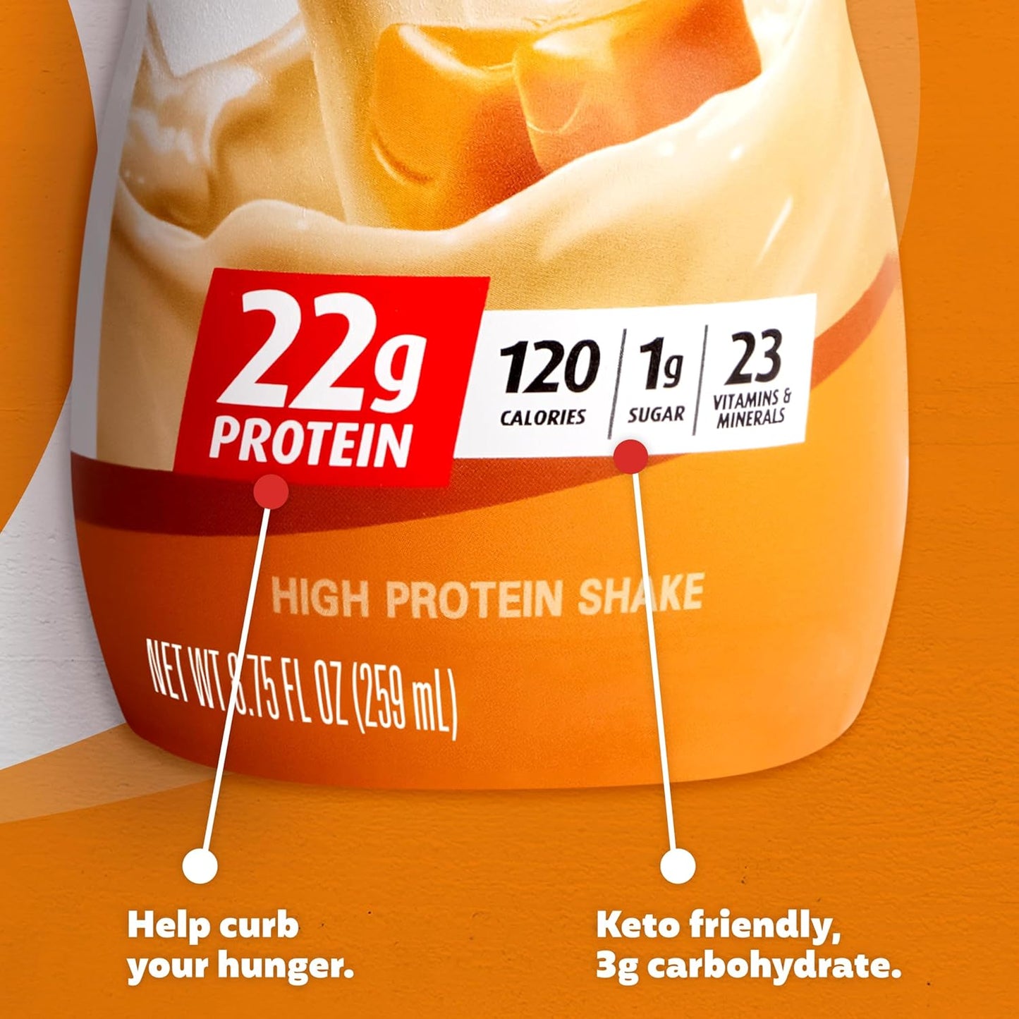 Premier Protein Shake MINIs, Caramel Flavor, 22g Protein, 120 Calories, Low Sugar, 8.75fl oz, 12 Pack