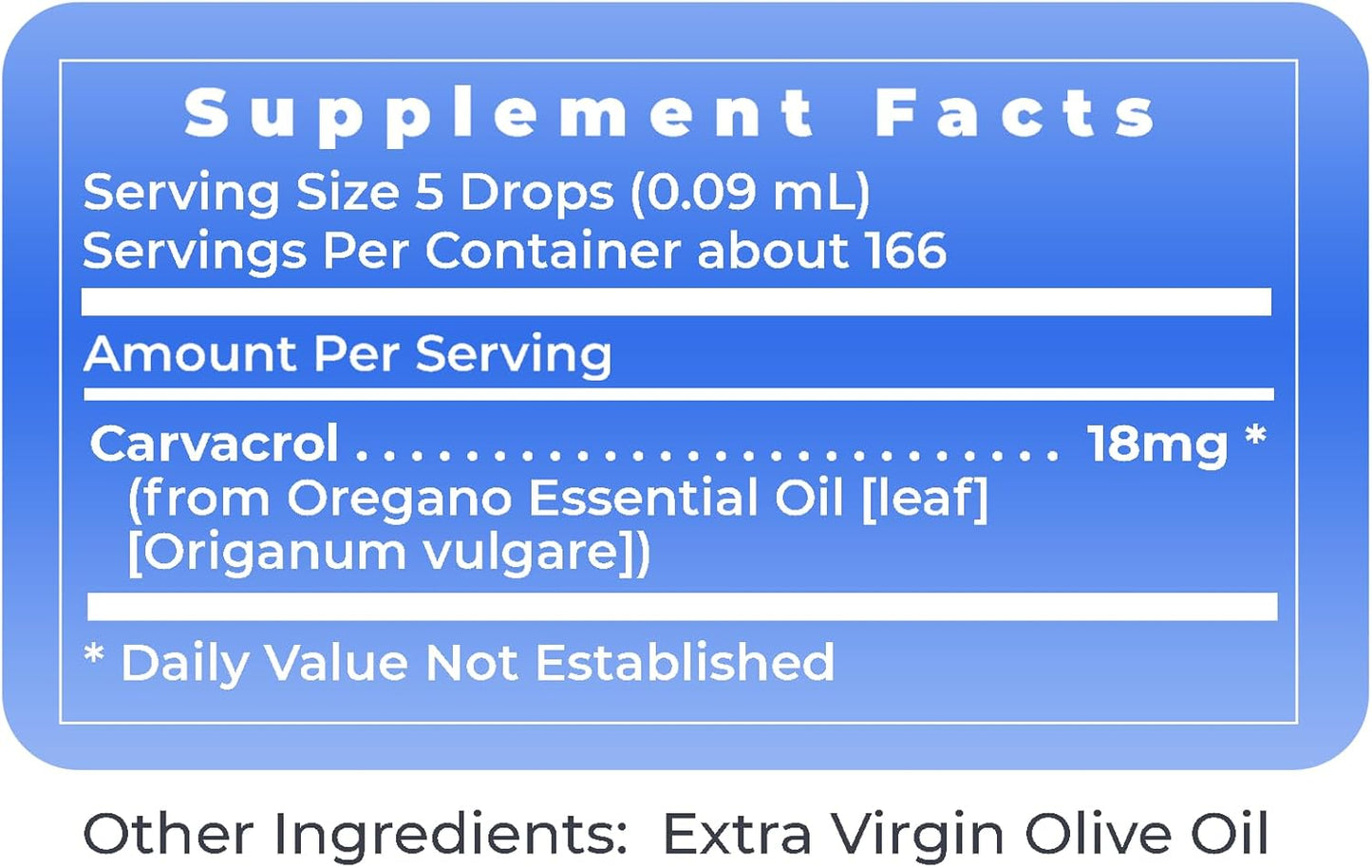 Premier Research Labs Oregano Oil Drops - Carvacrol Infused Essential Oil for Immune & Gut Health - 0.5 Fl Oz