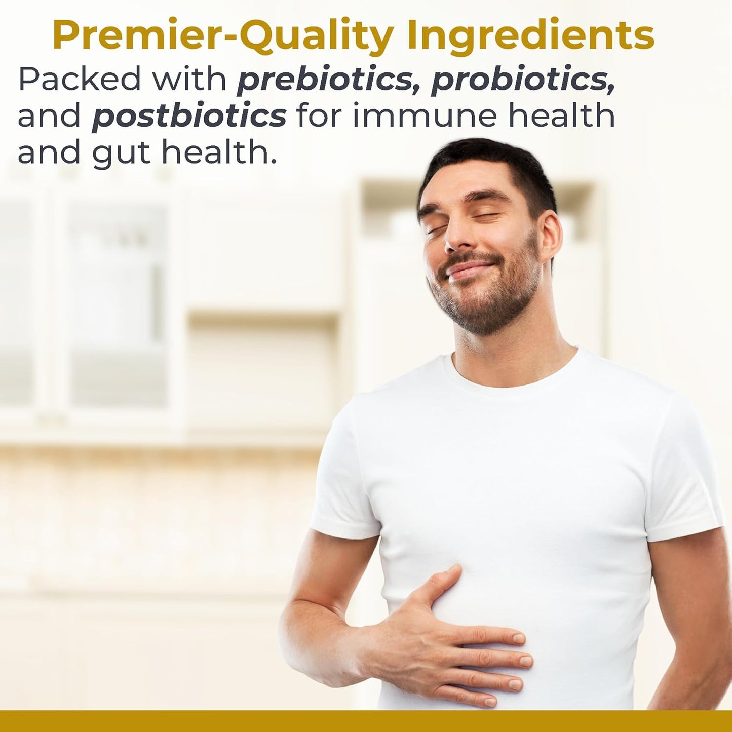 Premier Research Labs Prebiotic, Probiotic, and Postbiotic Capsules for Gut Health and Immune Support - 30 Vegetarian Softgels