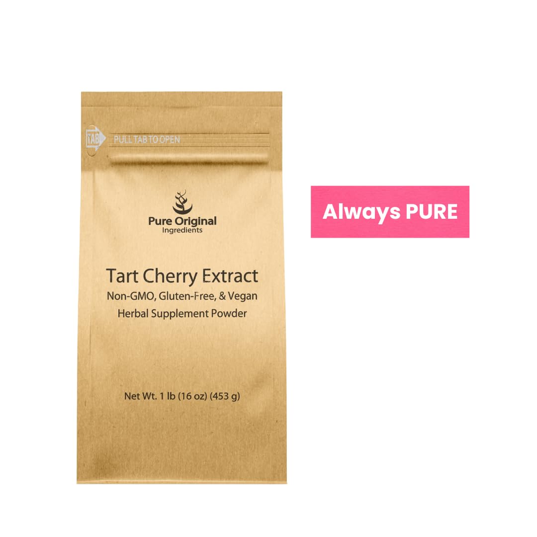 Premium 1 lb Non-GMO Tart Cherry Extract - Pure Herbal Supplement