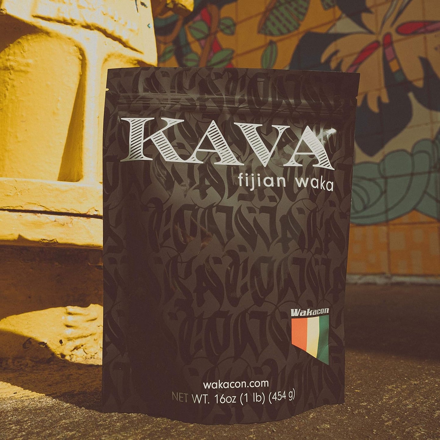 Premium 16 Oz Wakacon Kava Waka Powder from Fiji - Authentic Noble Kava Root Powder - Responsibly Sourced