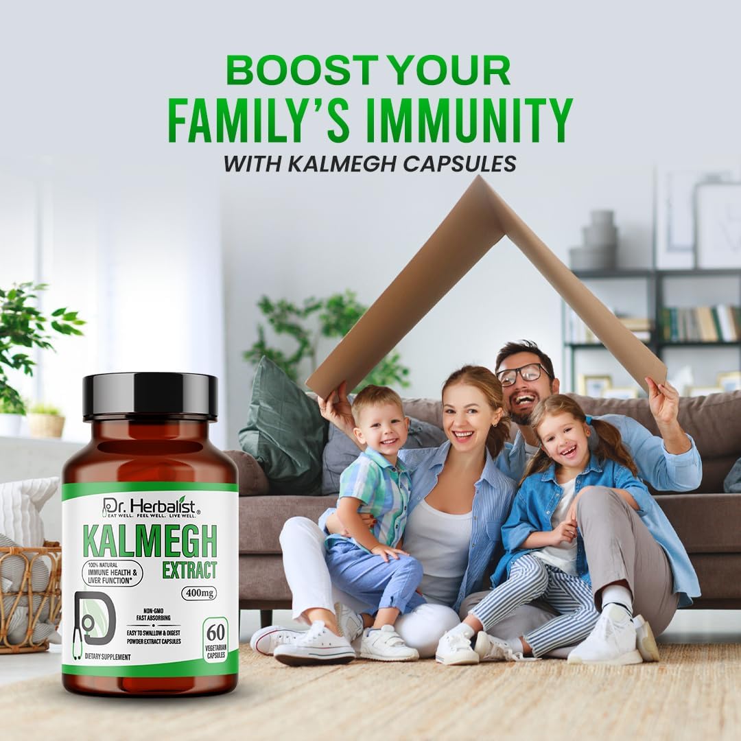 Premium Andrographis Paniculata Extract Capsules - 400mg | 60 Count | Herbalist Formulated