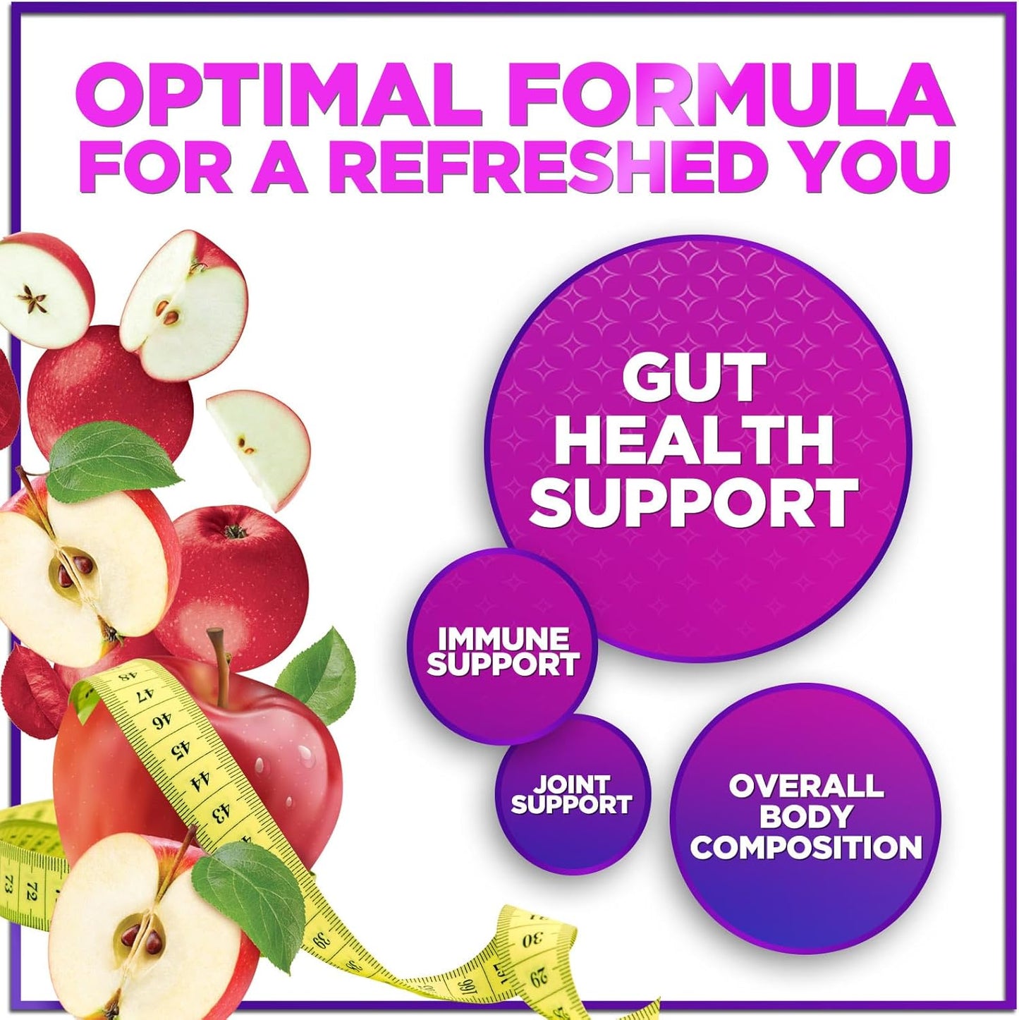 Premium Apple Cider Vinegar Pills with Vitamin D3 & Zinc - 1877mg ACV, Non-GMO, Gluten Free - Digestion, Energy & Immune Support - 120 Capsules - BoostGo Australia