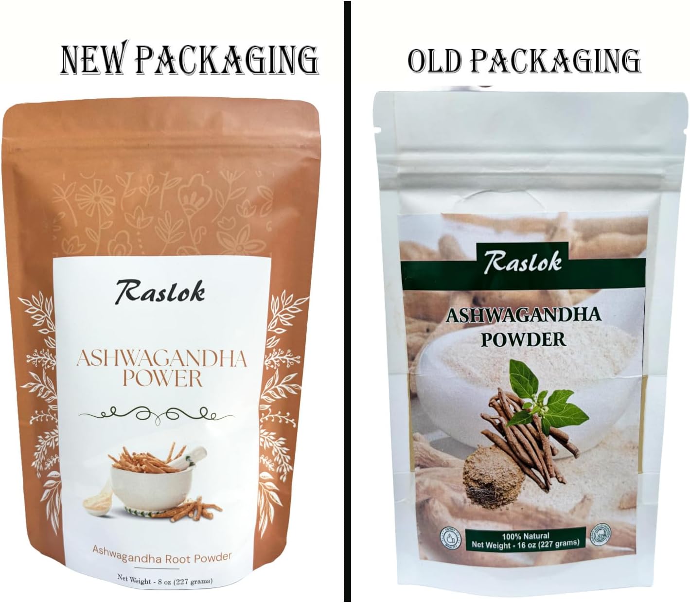 Premium Ashwagandha Root Powder - 8 Oz | Highest Quality Withania Somnifera | Non-GMO, Vegan, Raw from India