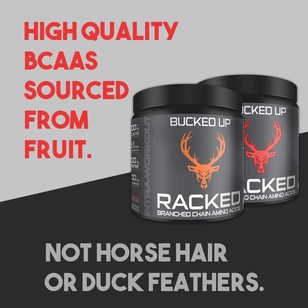 Premium BCAA RACKED™ - Amino Acids & L-Carnitine Blend for Lean Muscle Growth & Recovery - Pina Colada Flavor, 30 Servings