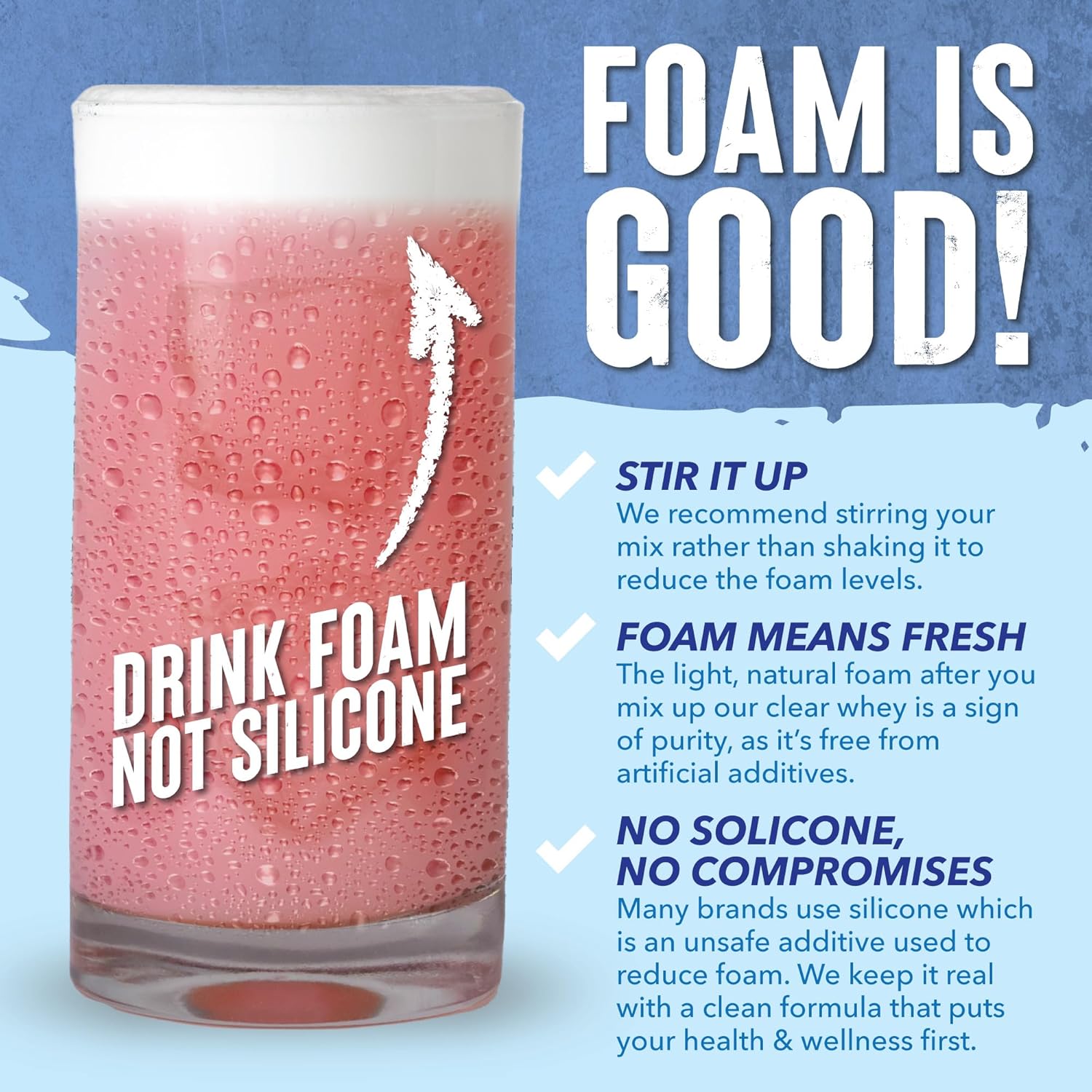 Premium Clear Whey Protein Isolate Powder with Electrolytes - Strawberry Coconut Flavor - 20g Protein, No Added Sugar - Natural Ingredients, GMO-Free - 16 oz