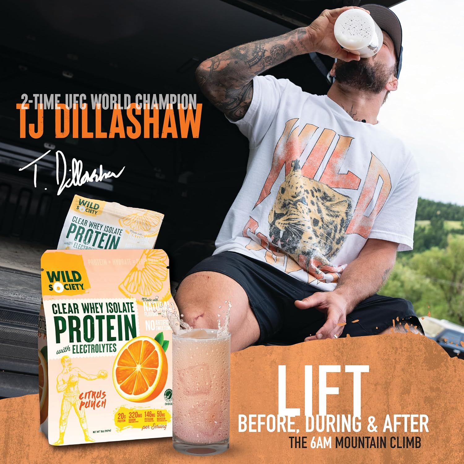 Premium Clear Whey Protein Isolate Powder with Electrolytes - Strawberry Coconut Flavor - 20g Protein, No Added Sugar - Natural Ingredients, GMO-Free - 16 oz