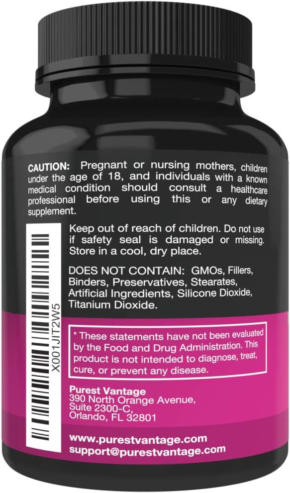 Premium D-Mannose Capsules with Cranberry & Dandelion Extract - 600mg Per Cap - Urinary Tract & UTI Support - 120 Veg Capsules