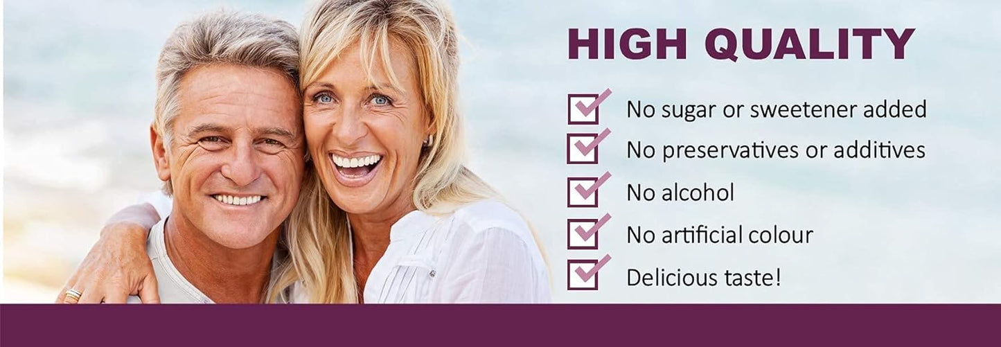 Premium Elderberry Concentrate Supplement with 67 Polyphenols & Antioxidant Fruits - 24-Day Supply (3-Pack)