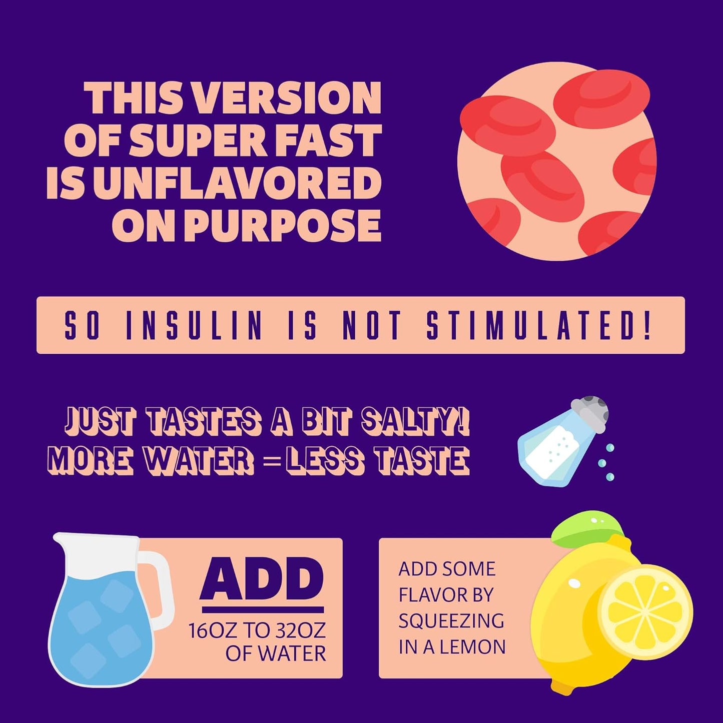 Premium Electrolytes for Fasting - Brain Forza Super Fast Keto Formula with Potassium, Sodium, Magnesium, Calcium, Iron, Pink Himalayan Salt - 30 Servings, Unflavored