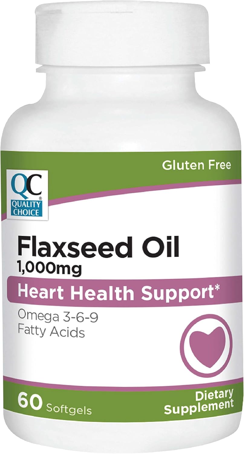 Premium Flaxseed Oil Softgels - 1,000 mg High Quality Supplement